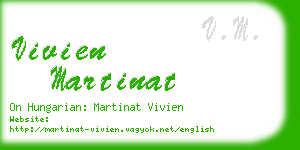 vivien martinat business card